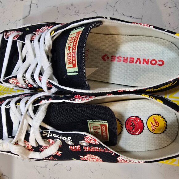 Converse x Topo Chico Chuck Taylor All Star Low Black Men's Shoes A10455C SZ 11 - Picture 7 of 13